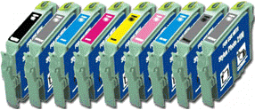 Complete set Epson Photo 2100 compatible cartridges